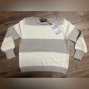 Wooden Ships Cream Knit Sweater
